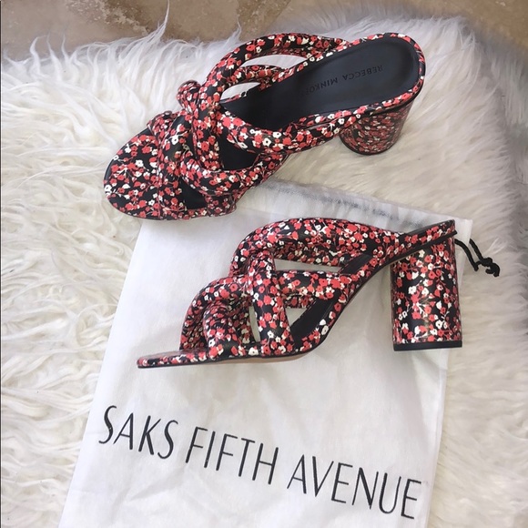 HP🎉 Rebecca Minkoff Amandine Floral Heel Mules - Picture 4 of 10